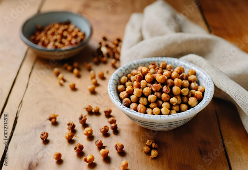 Seasoned Chickpeas for Crunchy Snacking
