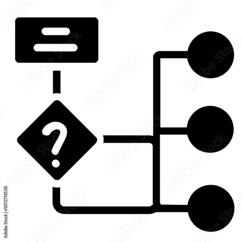 Algorithm Solid Icon