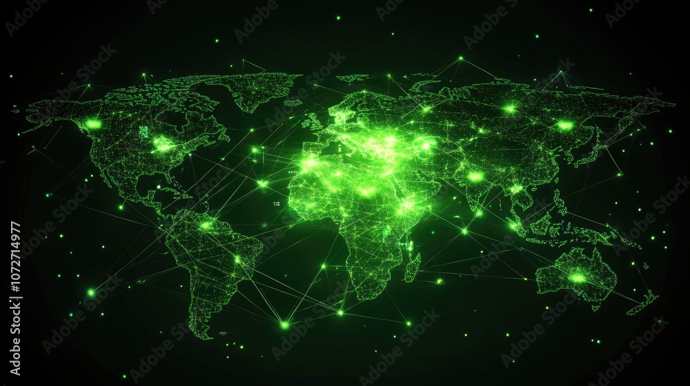 Global Network Visualization in Green Light Global Network Visualization in Green Light
