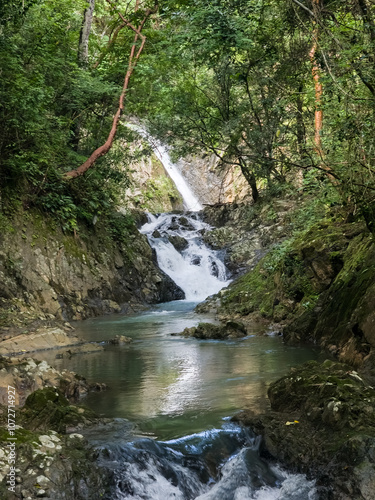 Cascada en las montañas de la Provincia De Los Santos