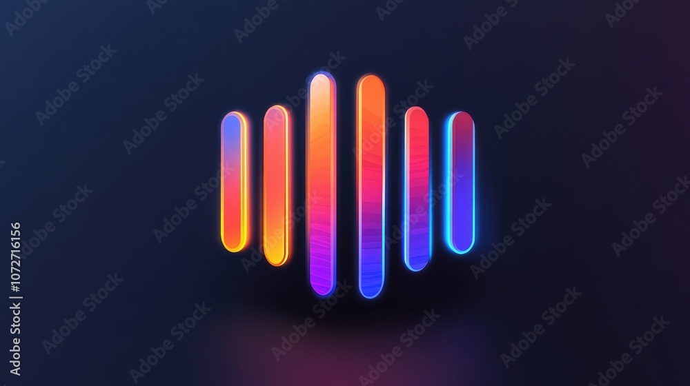 Vibrant Sound Wave Graphic Design Concept Vibrant Sound Wave Graphic Design Concept