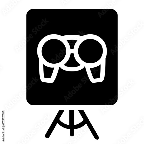 X Banner Solid Icon