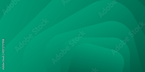 A dark teal background with swirling, layered shapes.