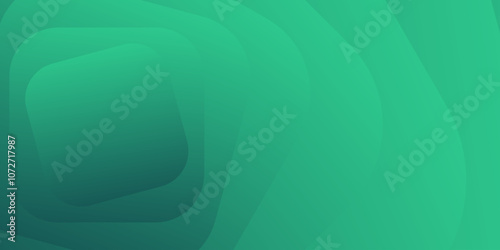 A smooth, teal-green background with subtle, flowing shapes.