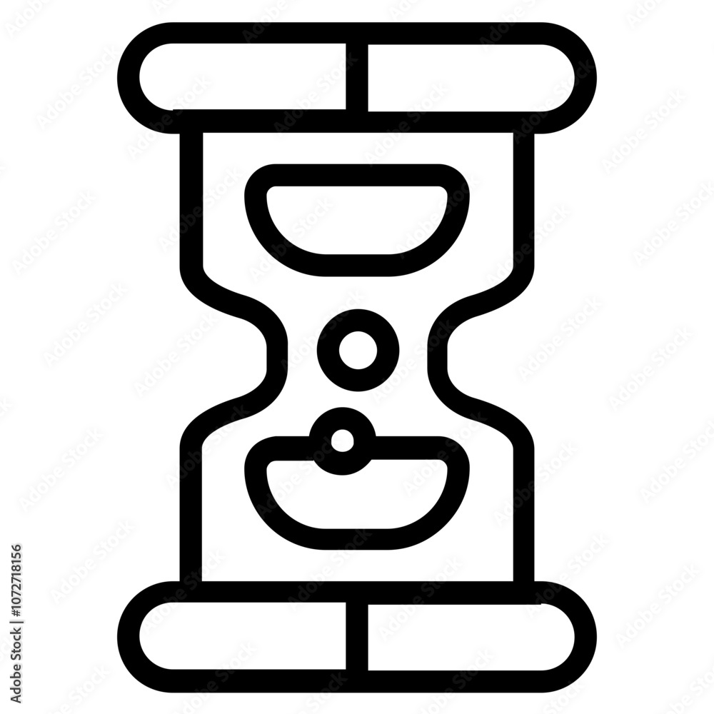 Hourglass Line Icon Hourglass Line Icon