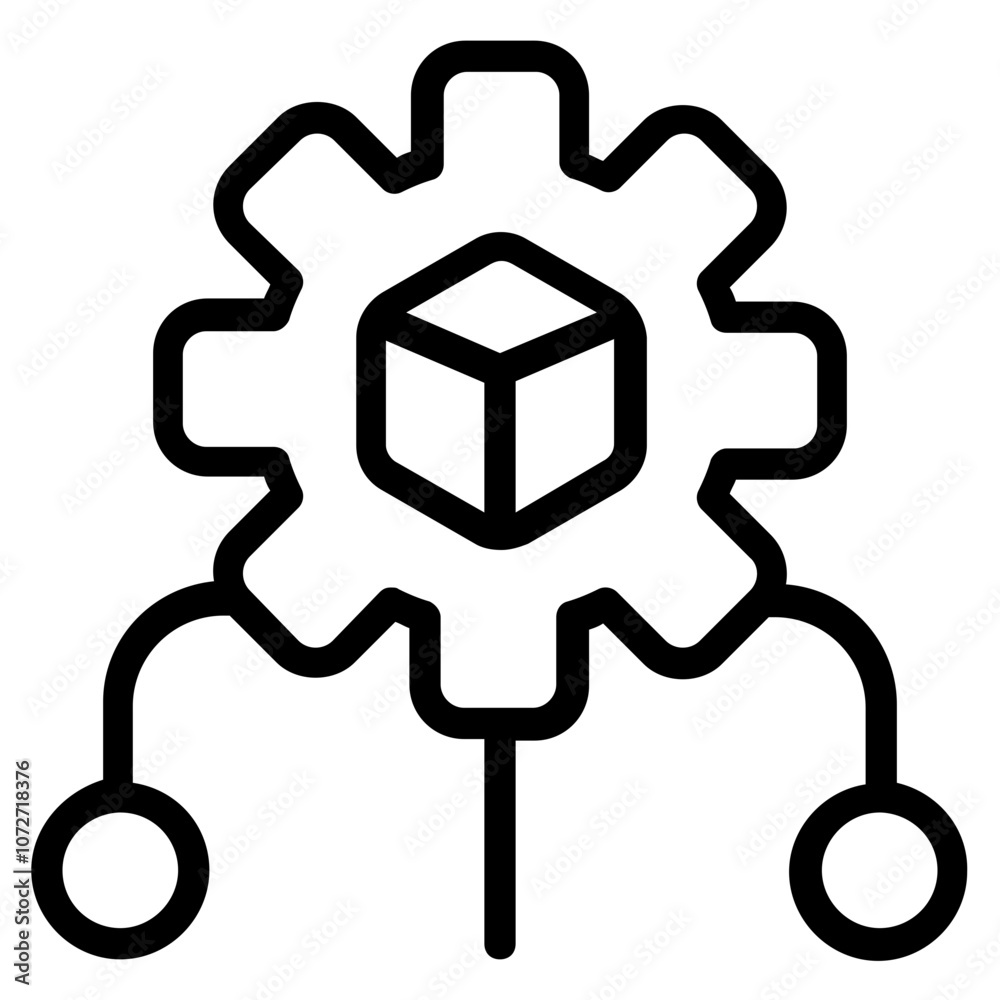 Management Line Icon Management Line Icon