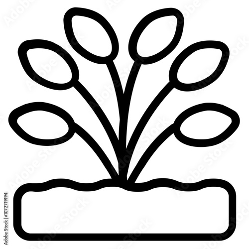 Tree Line Icon