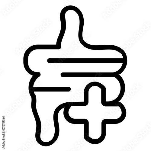 Healthy Gut Line Icon