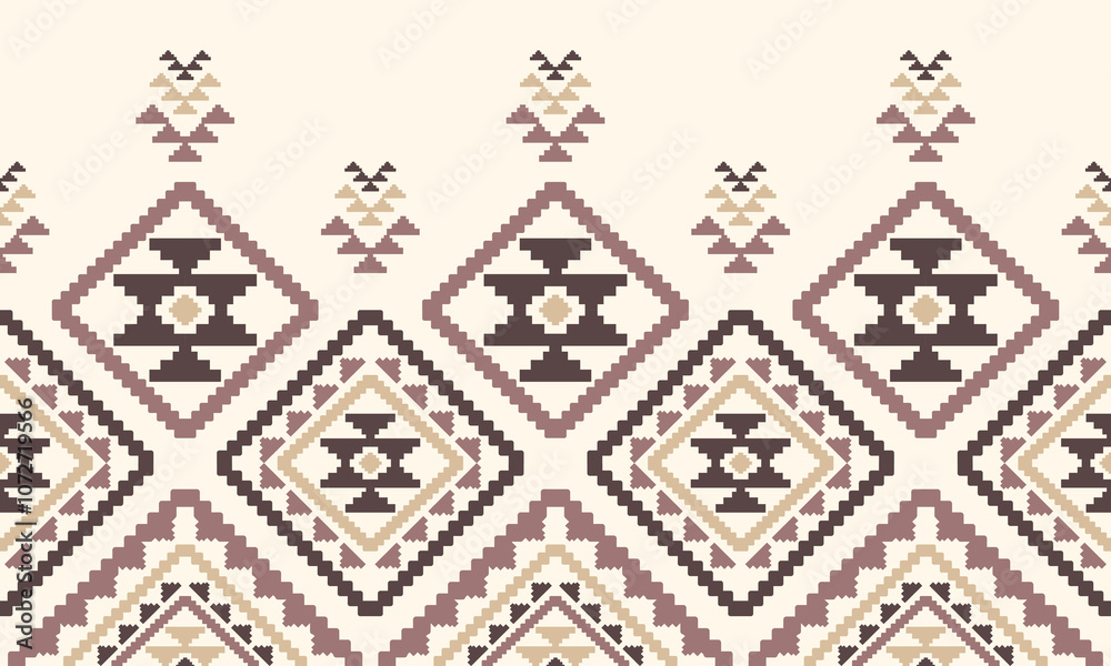 Southwest Aztec geometric Native American Mexican Navajo tribal ethnic seamless pattern fabric colorful design vector for textile printing Southwest Aztec geometric Native American Mexican Navajo tribal ethnic seamless pattern fabric colorful design vector for textile printing