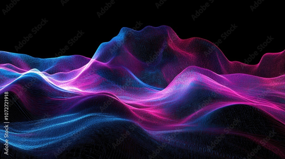 Colorful Abstract Waves in Motion Colorful Abstract Waves in Motion