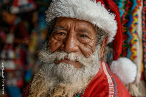 Latino Santa Claus adds Latin traditions and festive charm to the Christmas season with vibrant holiday spirit