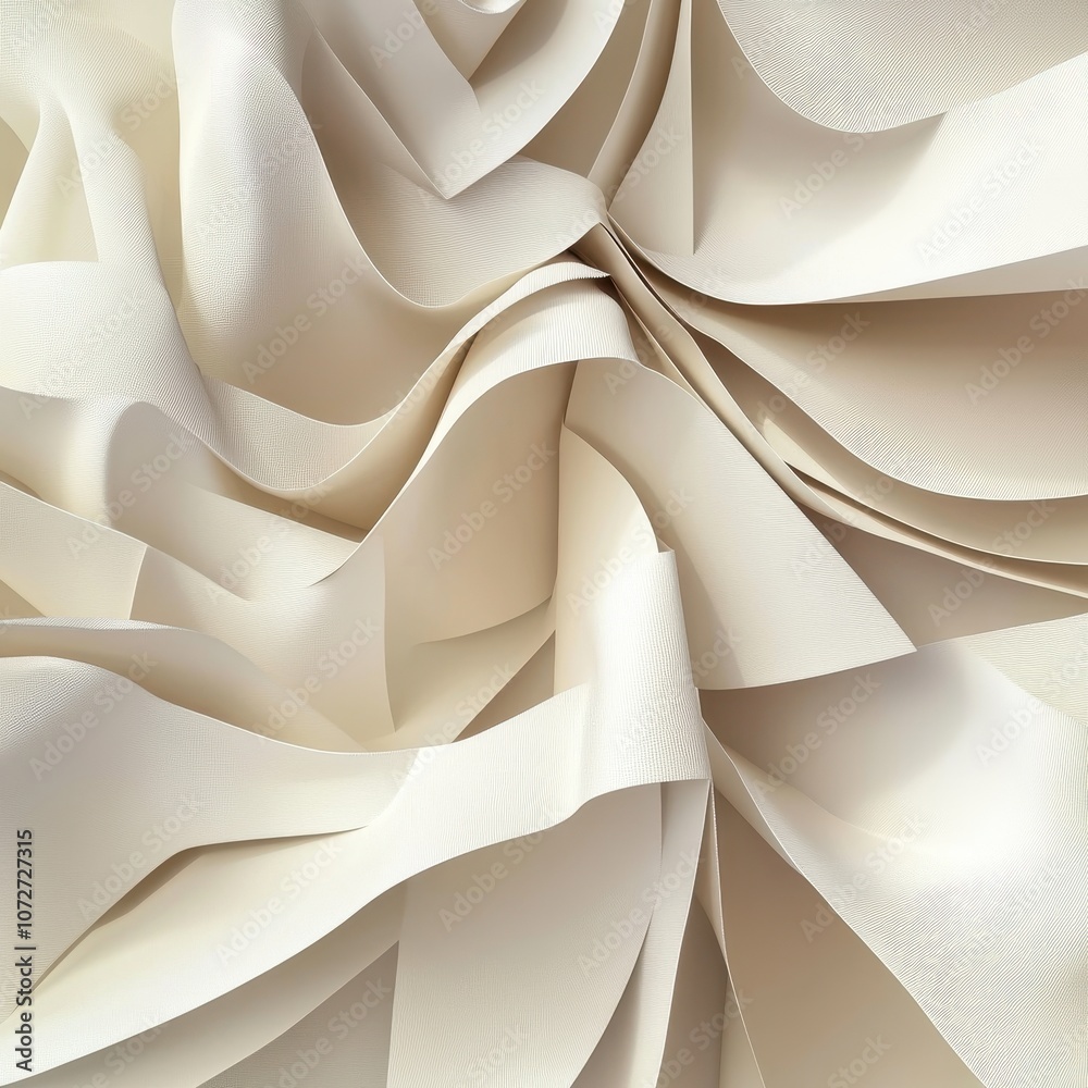 Abstract Beige Paper Texture Background with Wavy Lines and Geometric Shapes. Abstract Beige Paper Texture Background with Wavy Lines and Geometric Shapes.
