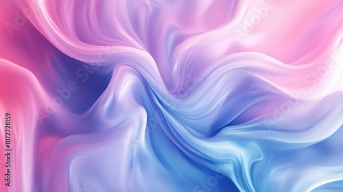 Abstract Swirling Background with Pink, Purple, and Blue Hues - Soft and Dreamy Digital Art.