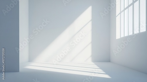  3D light white background: photo