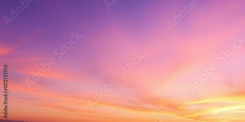 Abstract watercolor sunset sky in shades of orange and purple, creating a mesmerizing and calming backdrop for various design projects, orange, vibrant