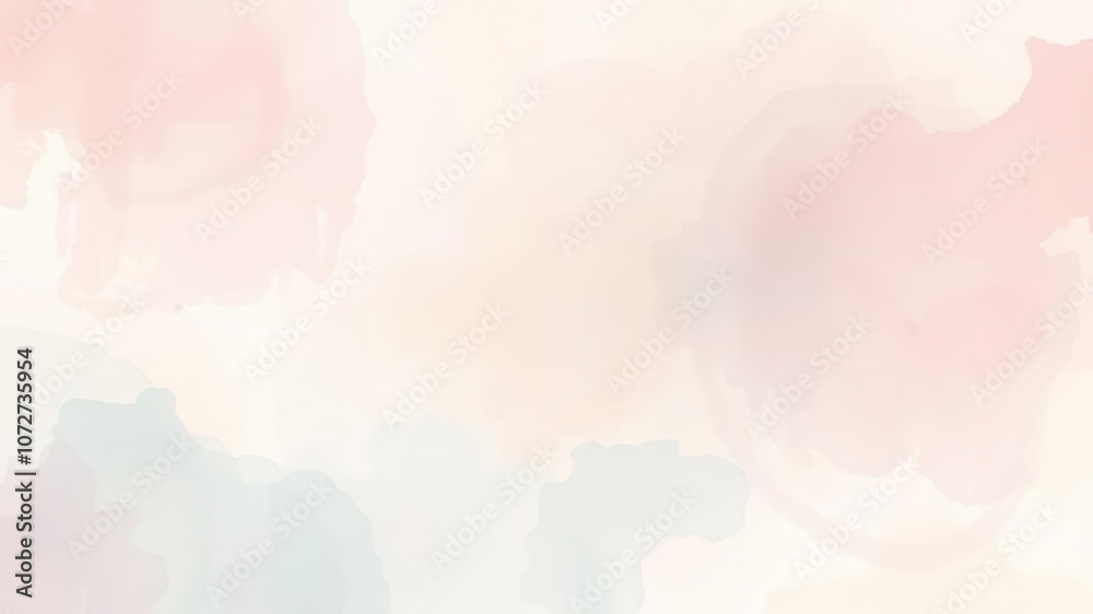Fototapeta premium Soft and dreamy watercolor background in pastel colors, artistic, elegant