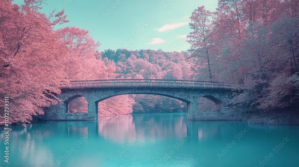 Fototapeta premium Bridge Over Still Waters