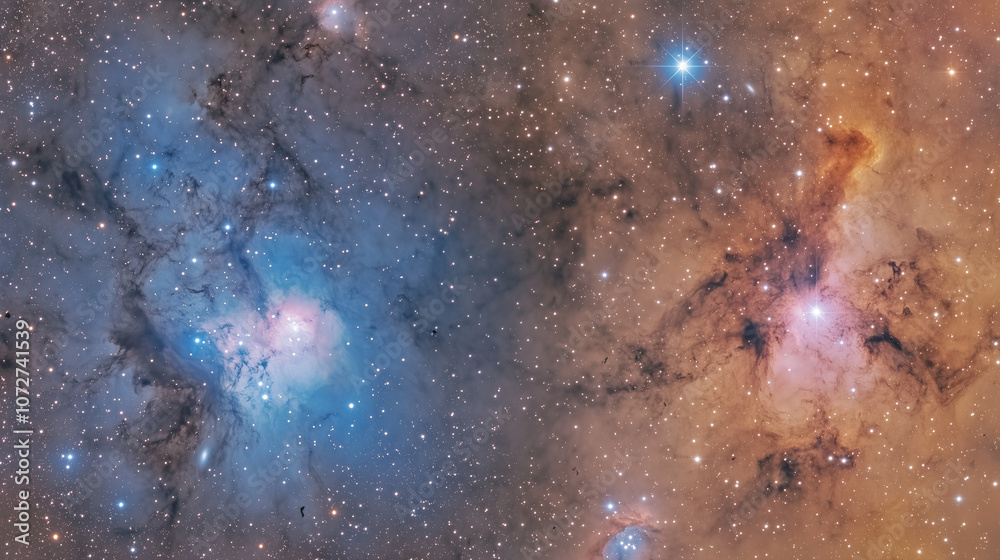 Obraz premium nebula in the space, stardust