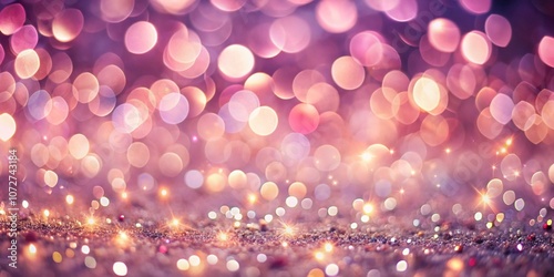 Festive Pink Lights Bokeh Abstract Background for Christmas Celebrations, Sparkling Glitter Effect for Holiday Decor and Event Photography