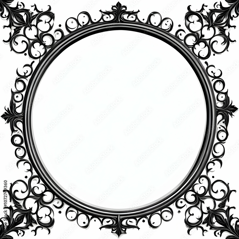 Gothic circle border Gothic circle border