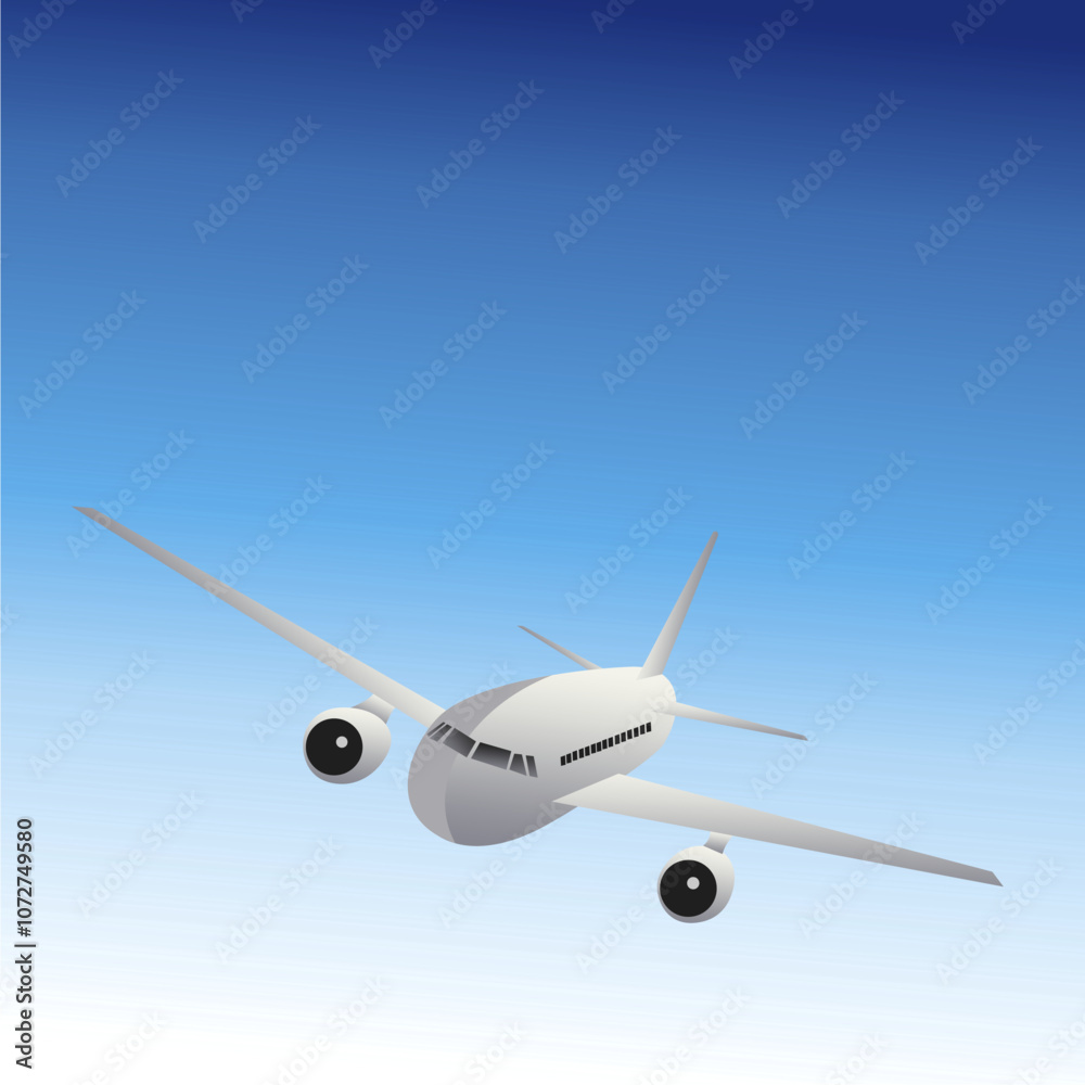 Obraz premium airplane in the sky