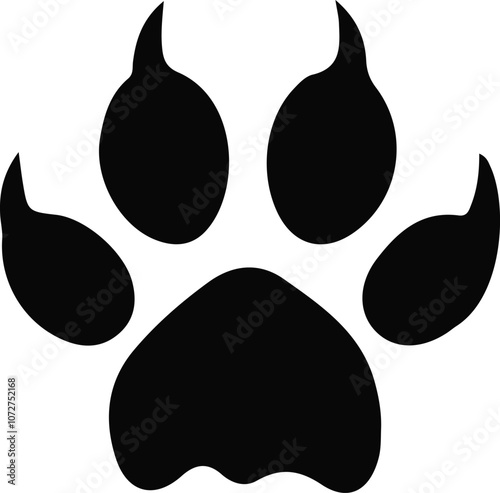 animal paw icon illustration isolated vector sign symbol Paw Print icon Paw Prints. Logo. Vector Illustration. Isolated vector