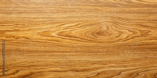 Close-up of a smooth, brown wooden surface with a prominent knot and intricate grain patterns