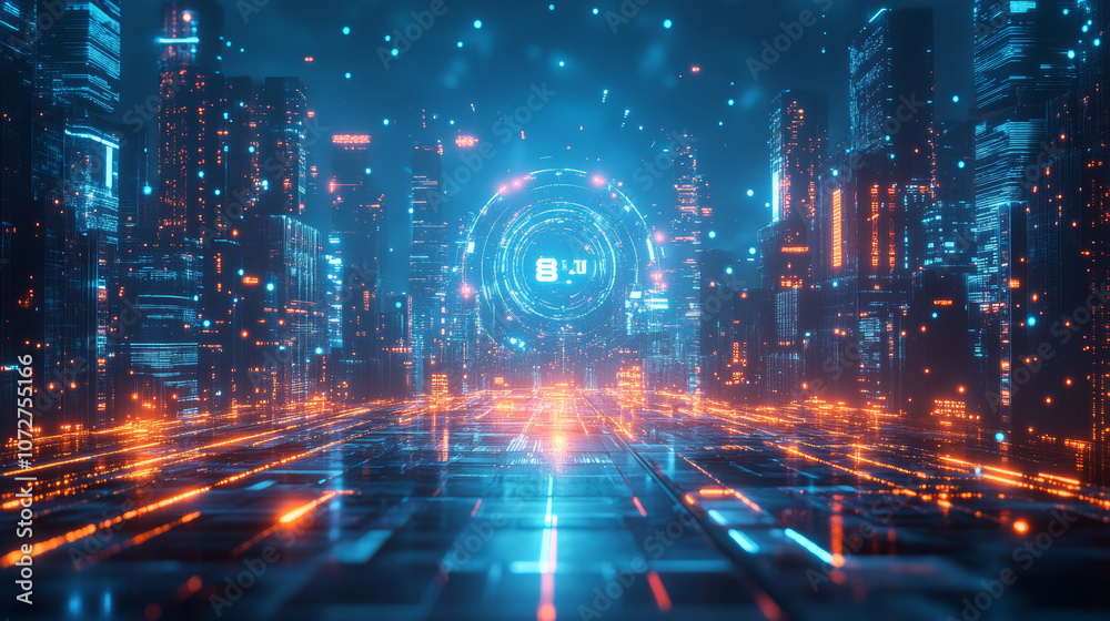 Fototapeta premium Future Concept Smart City