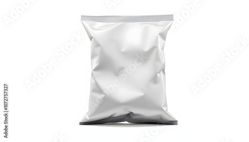 Blank Snack Packaging Mockup isolated with white highlights, png