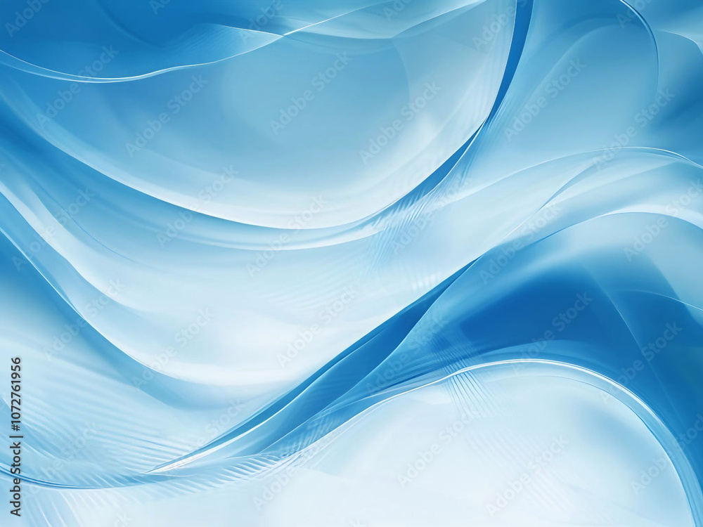 Fototapeta premium Blue Curved Pattern Background Image, Texture, Banner, Advertising, Poster, Graphics