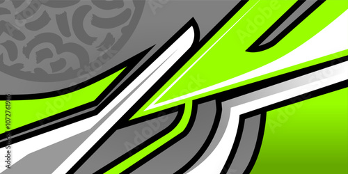 Abstract stripe racing background designs for wrap cargo van, race car, pickup truck, adventure vehicle. Car wrap design vector