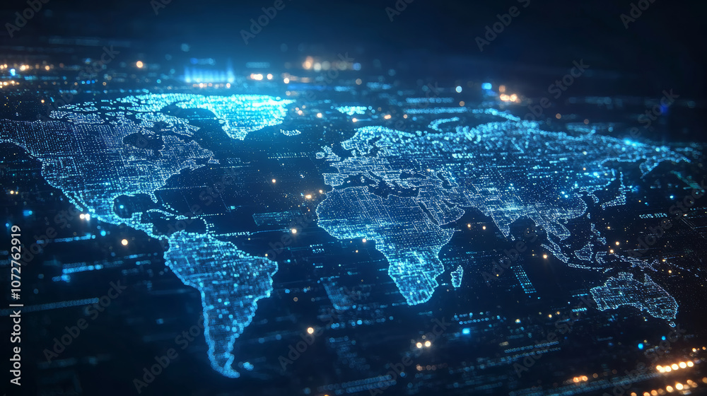 Background of Internet technology concept