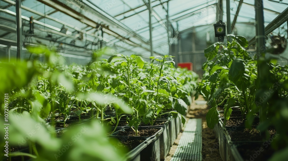 Autonomous Robot for Efficient Crop Watering in Greenhouse Autonomous Robot for Efficient Crop Watering in Greenhouse