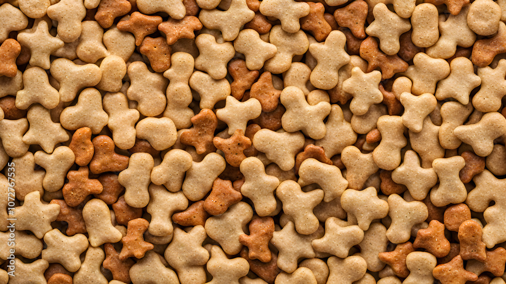 Pet foods, pet food commercial, pet food advertisement, dog food, cat food, pet snack, pet snack background, ai generated