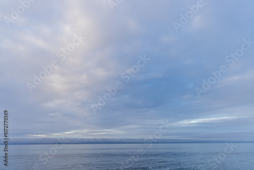 Serene Ocean and Sky View from Vancouver Island