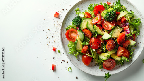 Wallpaper Mural Healthy eating concept vegetable salad Torontodigital.ca
