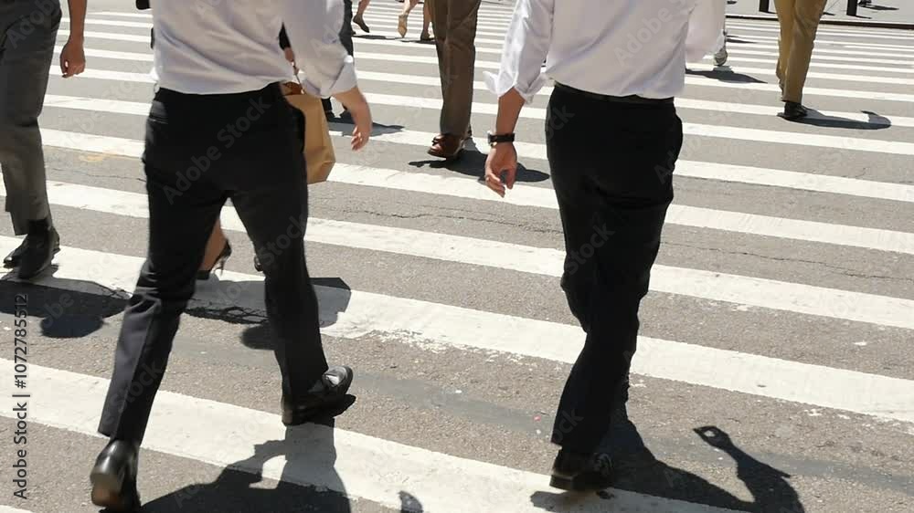 Urban Crosswalk in Motion A Captivating Snapshot of Vibrant City Life in Action Urban Crosswalk in Motion A Captivating Snapshot of Vibrant City Life in Action