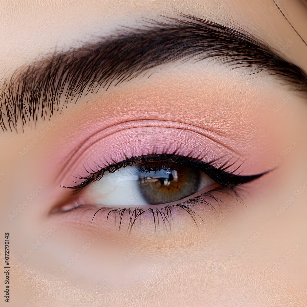 Obraz premium Elegant High-Fashion Beauty Portraits with Radiant Skin, Glamorous Makeup, and Luxurious Skincare Glow.