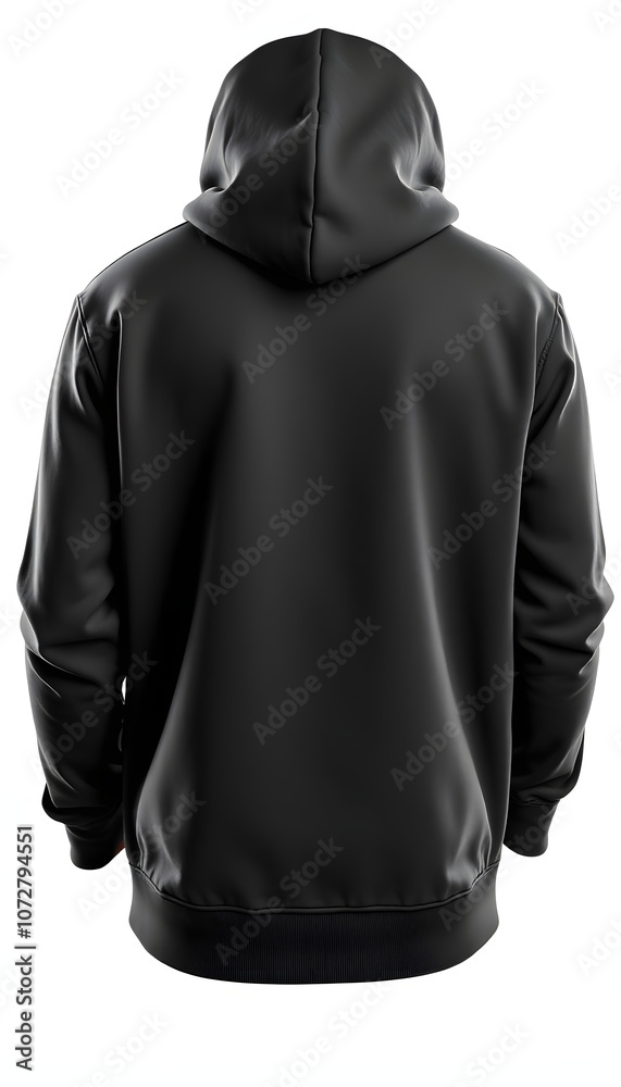 Unisex Dark Grey Zip Hoodie Front and Back isolated with white highlights, png