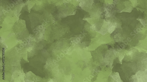 Abstract mint green watercolor background, green abstract pattern watercolor background. Dark green watercolor background with clouds effect.	