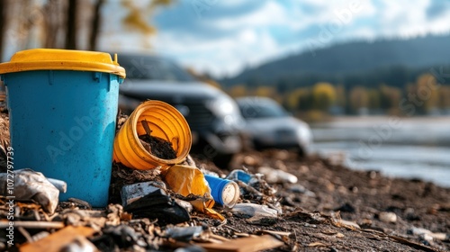 Wallpaper Mural Urban Pollution Impact on Natural Spaces Torontodigital.ca