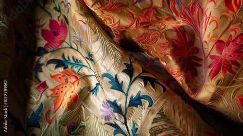 Intricate Jamdani Weaving Fabric from Bangladesh