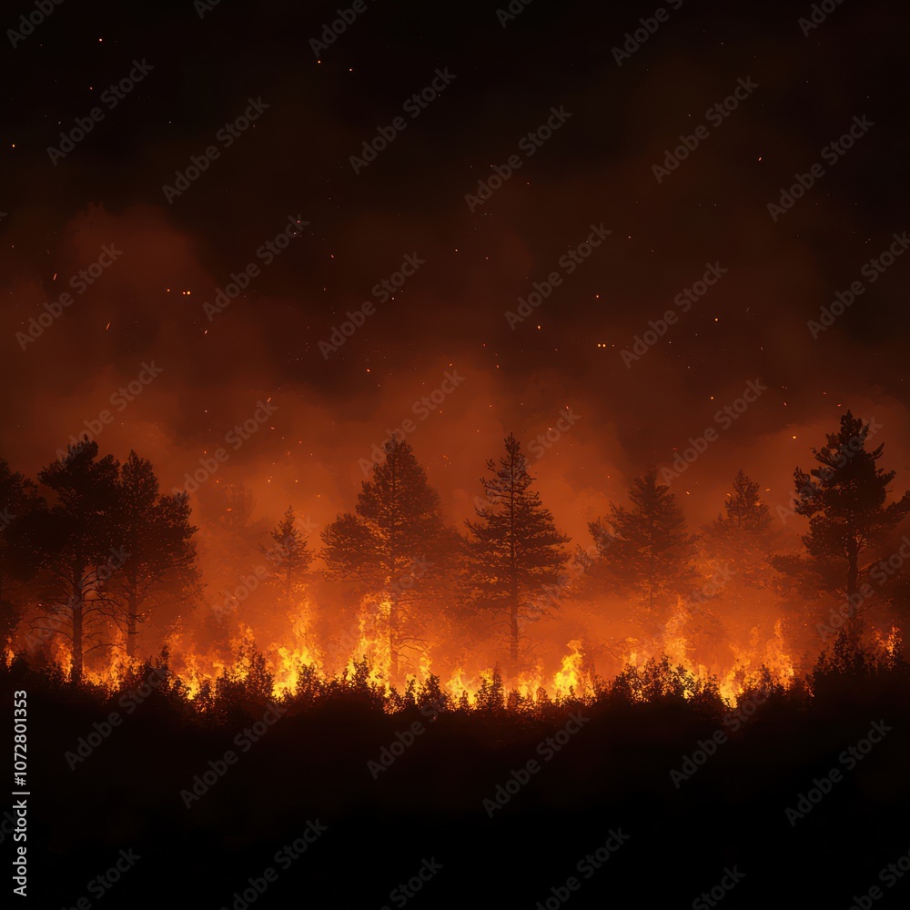 pine forest fire pine forest fire