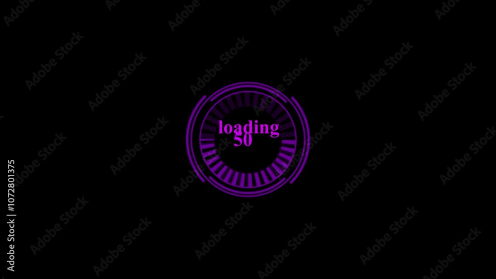 circle loading bar abstract. black screen. dash design. 0-100 present counting. circle loading bar abstract. black screen. dash design. 0-100 present counting.
