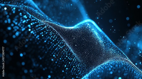 Digital background for tech, AI, data, audio, graphics