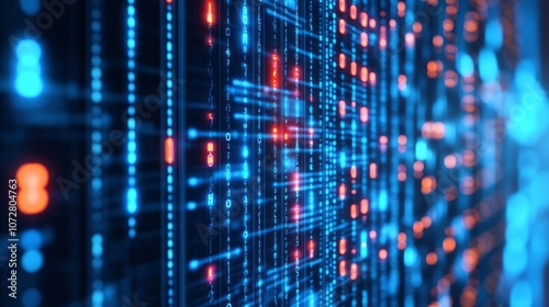 Wallpaper Mural Digital background for tech, AI, data, audio, graphics Torontodigital.ca