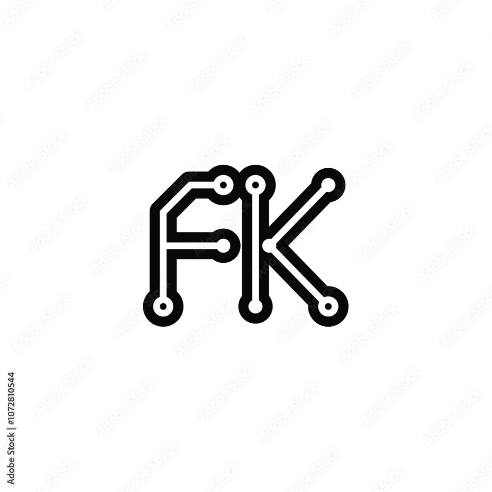 FK monogram logo design letter text name symbol monochrome logotype alphabet character simple logo FK monogram logo design letter text name symbol monochrome logotype alphabet character simple logo