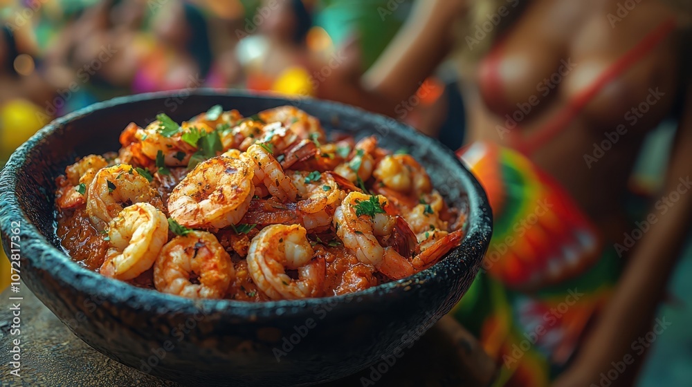 Discover the vibrant flavors of brazilian acaraje stuffed with shrimp and vatapa filling Discover the vibrant flavors of brazilian acaraje stuffed with shrimp and vatapa filling