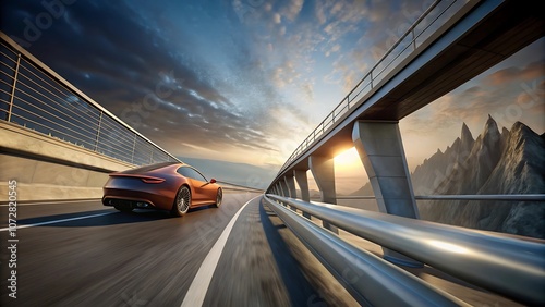 Need for speed car racing game in city light 
