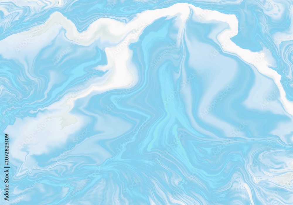 Fototapeta premium Draw a background similar to the one in Procreate, in a blue tone.